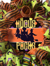 Load image into Gallery viewer, Hocus Pocus Wreath, Halloween Wreath, Halloween Decor