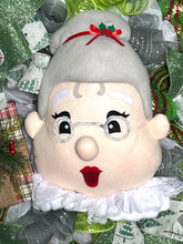 Load image into Gallery viewer, Mrs. Santa Claus Wreath, Christmas Wreath, Christmas Decor