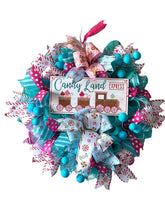 Load image into Gallery viewer, Candy Land Christmas, Candy Christmas Wreath, Christmas Decor