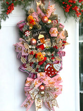 Load image into Gallery viewer, Gingerbread Swag, Christmas Decor, Hot Cocoa Christmas, Winter Decor