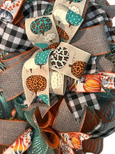 Load image into Gallery viewer, Thanksgiving Wreath, Thanksgiving Decor, Happy Thanksgiving
