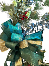 Load image into Gallery viewer, Christmas Begins with Christ Wreath, Christmas Wreath, Christmas Decor, Religious Christmas, Christmas Grapevine Wreath