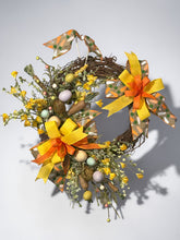 Load image into Gallery viewer, Easter Grapevine Wreath, Rustic Easter, Easter Decor, Easter Eggs and Carrots