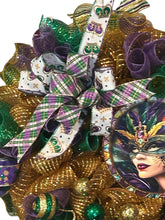 Load image into Gallery viewer, Mardi Gras, Mardi Gras Wreath, Fat Tuesday