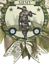 Load image into Gallery viewer, Army Wreath, Military Wreath, Veteran, Patriotic
