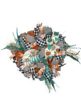 Load image into Gallery viewer, Thanksgiving Wreath, Thanksgiving Decor, Happy Thanksgiving