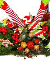 Load image into Gallery viewer, Elf Centerpiece, Christmas Centerpiece, Christmas Decor