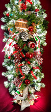 Load image into Gallery viewer, Joy to the World Christmas Swag, Christmas Decor, Ornament Swag