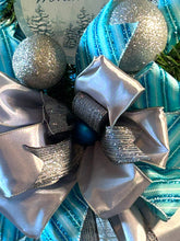 Load image into Gallery viewer, Winter Wonderland Swag, Blue and White Winter, Winter Decor, Christmas Decor