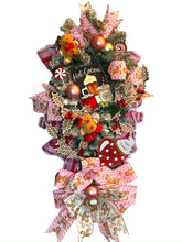 Load image into Gallery viewer, Gingerbread Swag, Christmas Decor, Hot Cocoa Christmas, Winter Decor