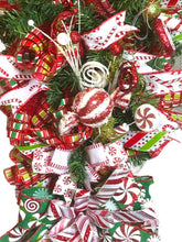 Load image into Gallery viewer, Candy Christmas Swag, Christmas Decor