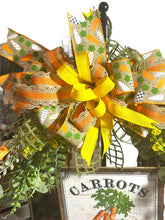 Load image into Gallery viewer, Carrots Wreath, Easter Wreath, Floral Greenery Easter Wreath, Easter Decor