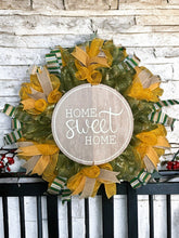 Load image into Gallery viewer, Home Sweet Home Wreath, Home Decor, Everyday Wreath