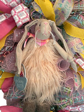 Load image into Gallery viewer, Easter Swag, Easter Bunny Decor, Whimsical Easter, Easter Wreath