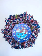 Load image into Gallery viewer, Air Force Wreath, Military Wreath, Patriotic Wreath, Veteran Wreath