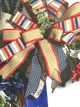 Load image into Gallery viewer, Patriotic Wreath, Texas Flag Wreath, Home Decor