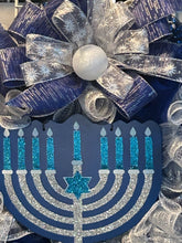 Load image into Gallery viewer, Hanukkah Wreath, Hanukkah Decor