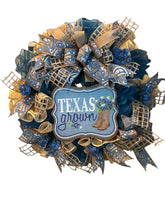 Load image into Gallery viewer, Texas Grown Wreath, Everyday Wreath, Texas Decor