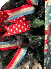 Load image into Gallery viewer, Female Soldier Wreath, Military Wreath, Patriotic Decor, Veteran Gift
