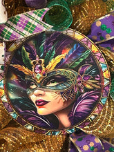 Load image into Gallery viewer, Mardi Gras Wreath, Mardi Gras Decor, Fat Tuesday
