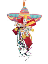 Load image into Gallery viewer, Fiesta Sombrero Door Hanger, Fiesta Decor, Fiesta Wreath