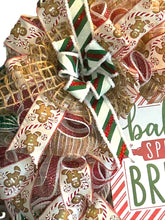 Load image into Gallery viewer, Baking Spirits Bright Wreath, Christmas Wreath, Gingerbread Wreath, Christmas Decor