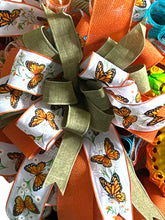 Load image into Gallery viewer, Colorful Butterfly Wreath, Spring Summer Wreath, Home Decor