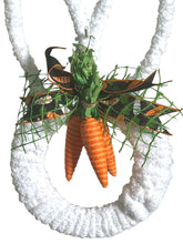 Load image into Gallery viewer, Easter Bunny Carrot Wreath, Easter Wreath, Easter Decor