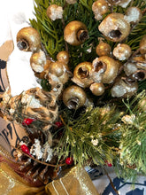 Load image into Gallery viewer, Oh Holy Night Wreath, Religious Christmas, Christmas Wreath, Christmas Decor, Nativity