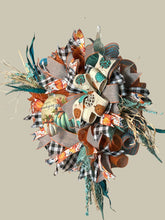 Load image into Gallery viewer, Thanksgiving Wreath, Thanksgiving Decor, Happy Thanksgiving