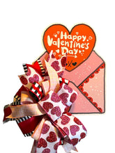 Load image into Gallery viewer, Happy Valentine’s Day Bow Sign, Valentine Gift, Valentine Decor