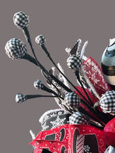 Load image into Gallery viewer, Snowman Christmas Wreath, Snowman Christmas, Black and White Christmas, Christmas Decor, Winter Decor