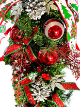 Load image into Gallery viewer, Joy to the World Christmas Swag, Christmas Decor, Ornament Swag