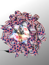 Load image into Gallery viewer, Military Wreath, Patriotic Wreath, Veteran Wreath, Patriotic Decor