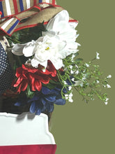 Load image into Gallery viewer, Patriotic Wreath, Texas Flag Wreath, Home Decor