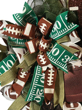 Load image into Gallery viewer, Football Wreath, Football Decor, Sports Wreath, Football Gift