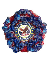 Load image into Gallery viewer, United States Veteran Wreath, Veteran Gift, Military Wreath, Patriotic