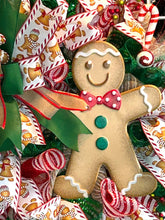 Load image into Gallery viewer, Gingerbread Wreath, Gingerbread Christmas, Winter Decor, Christmas Decor