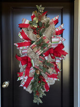 Load image into Gallery viewer, Christmas Presents Swag, Rustic Christmas, Christmas Decor, Christmas Wreath