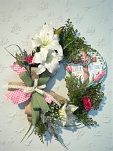 Load image into Gallery viewer, Easter Blessings Grapevine Wreath, Easter Decor, Religious