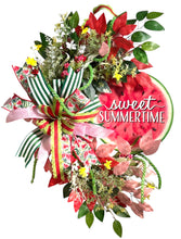 Load image into Gallery viewer, Sweet Summertime Watermelon Wreath, Summer Wreath, Summer Home Decor