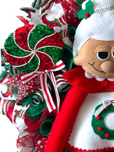 Load image into Gallery viewer, Mrs. Claus Wreath, Christmas Wreath, Christmas Decor