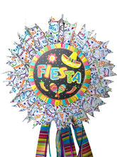 Load image into Gallery viewer, Fiesta Wreath, Fiesta Decor, Fiesta Ribbon Wreath