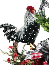 Load image into Gallery viewer, Rooster Wreath, Farmhouse, Rooster Decor
