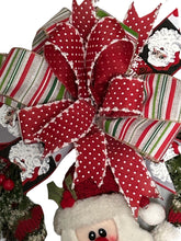 Load image into Gallery viewer, Santa Christmas Grapevine Wreath, Christmas Decor, Santa Wreath