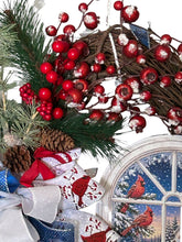 Load image into Gallery viewer, Cardinal Grapevine Wreath, Winter Wreath, Christmas Decor