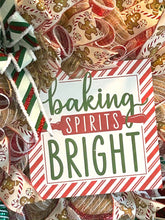 Load image into Gallery viewer, Baking Spirits Bright Wreath, Christmas Wreath, Gingerbread Wreath, Christmas Decor
