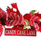 Load image into Gallery viewer, Candy Cane Garland, Christmas Decor, Christmas Garland