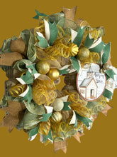 Load image into Gallery viewer, Amazing Grace Wreath, Christmas Wreath. Christmas Decor