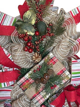 Load image into Gallery viewer, Christmas Presents Swag, Rustic Christmas, Christmas Decor, Christmas Wreath